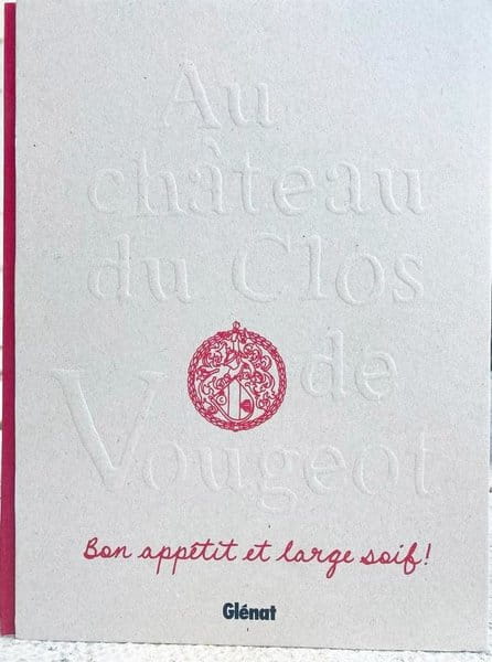 Le livre "Au Château du Clos de Vougeot - Bon appétit & large soif" récompensé en 2021